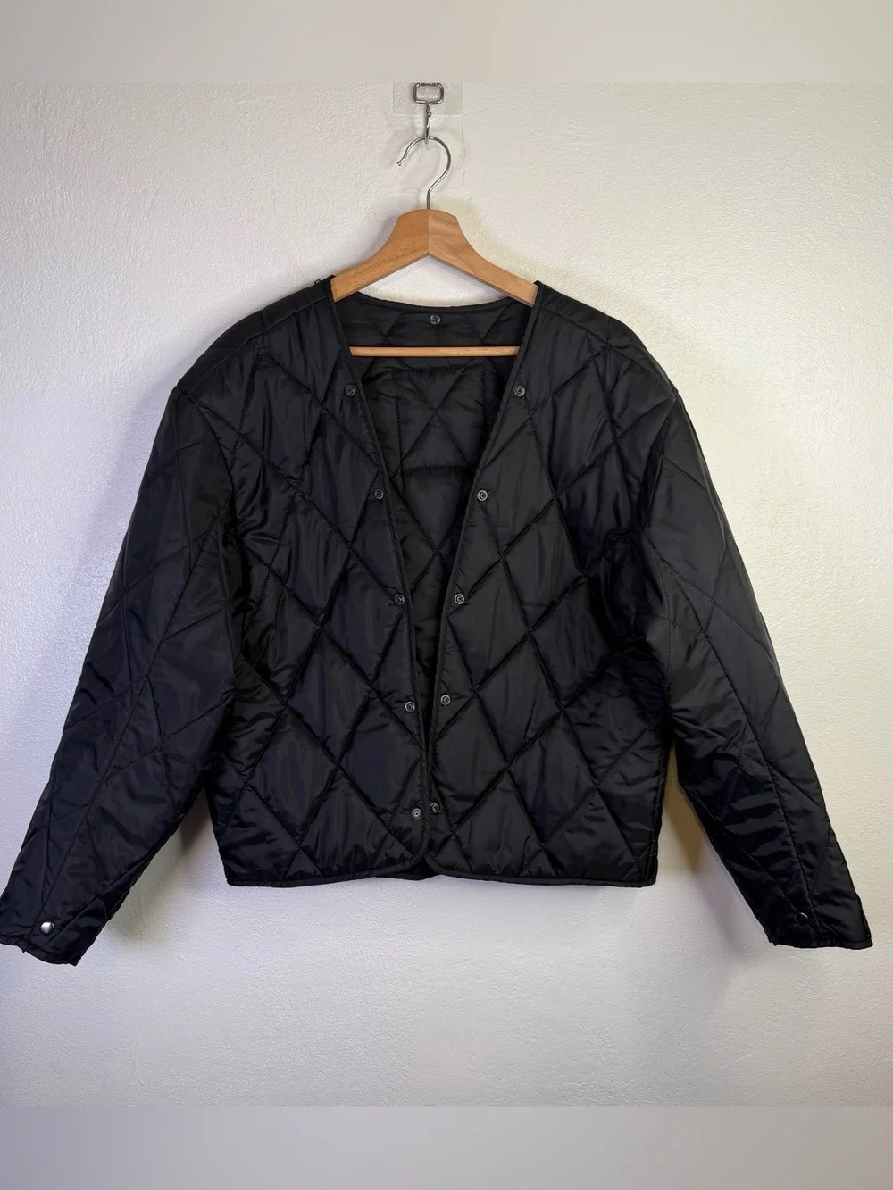 Honda Rider Collection Black Quilted Motorcycle Jacket Liner Lining Size Medium